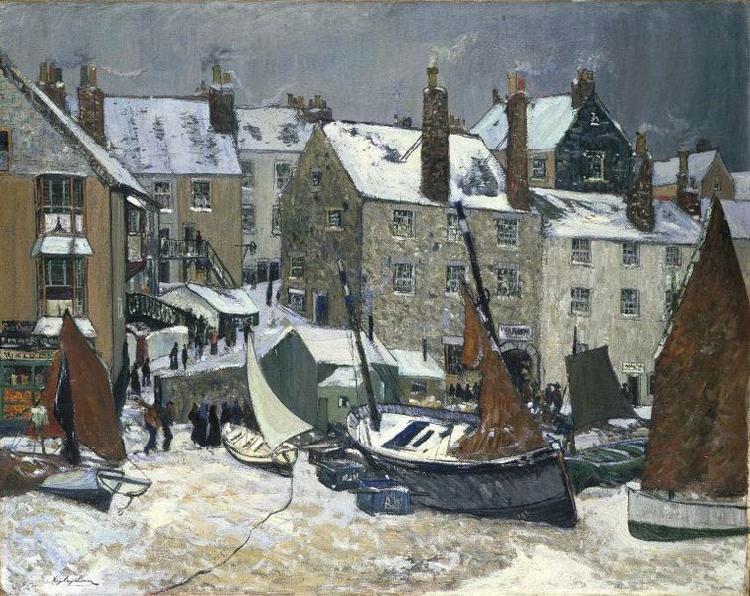 Hayley Lever Winter, St. Ives oil painting image